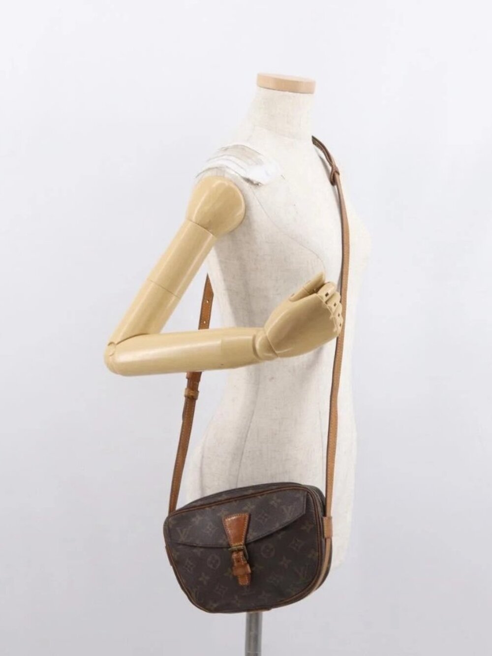 LOUIS VUITTON Monogram Jeune Fille PM Shoulder Bag M51227 LV Auth BA10004